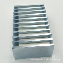 N38SH Zn Coating Block Neodymium NdFeB Magnet For BLDC Motor